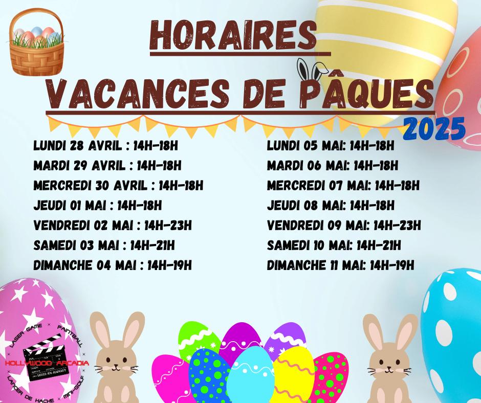 Vacances de Paques 2025 du centre de loisirs